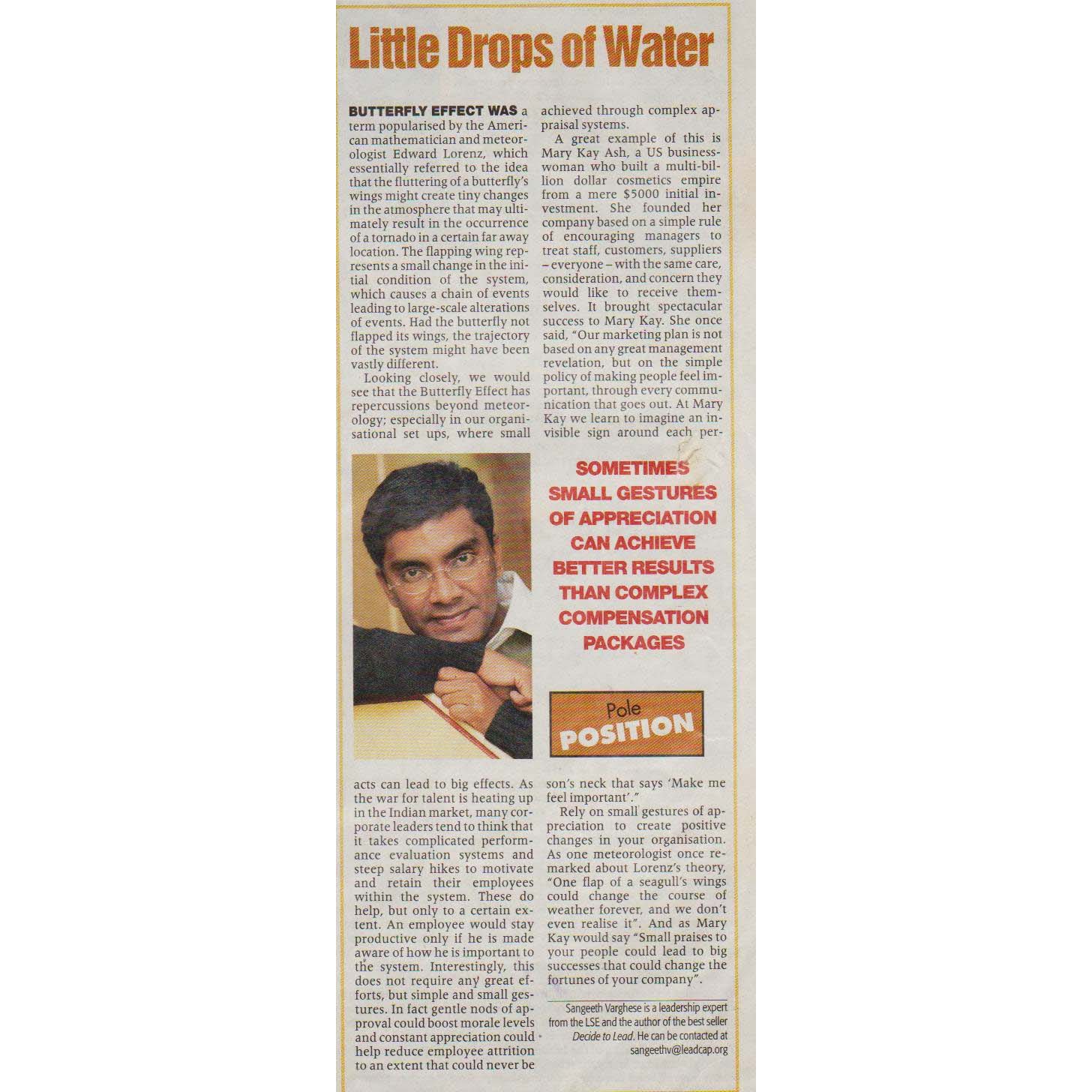 The Economic Times 10 October 2008